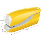Esselte Leitz baterijski spenjač wow, do 10 listov, rumen 55661016 | Shoptok.si
