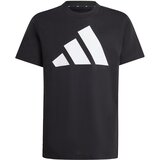 Adidas Tehnička sportska majica 'Essentials' crna / bijela | shoptok.hr