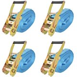  Trake za Vezanje Tereta 4 kom 4 Tone 8mx50mm Plave | shoptok.hr