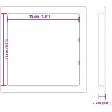  Paneli za pristup 2 pcs Bijelo 15 x 15 cm ABS plastika | shoptok.hr