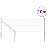 vidaXL zavarena čelična ograda sa 7 šiljaka 0.4x10 m Pocinčani čelik | shoptok.hr