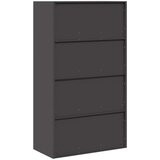  Omarica za shranjevanje 2 pcs Črna 80 x 40 x 140 cm Jeklo, (5000152770) | Shoptok.si