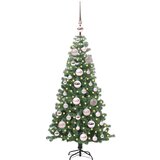vidaXL Božično drevo med 150 LED z stojalom Zelena 120 cm PVC | Shoptok.si