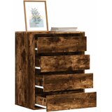  Kutna komoda s ladicama boja staro drvo 60x41x76 cm drveni | shoptok.hr