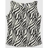 Marisse White Animal Print Top | ePonuda.com