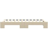  Dnevni krevet na razvlačenje krem 80 x 200 cm od tkanine | shoptok.hr