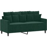  2-dijelni set sofa s jastucima tamnozeleni baršunasti | shoptok.hr