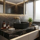 REA Bath Umivalnik na podstavku Margaret Black | Shoptok.si