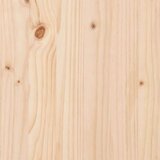 vidaXL Okvir za krevet s uzglavljem 135 x 190 cm od masivne borovine | shoptok.hr