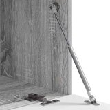  Klubska miza Siva Sonoma 90 x 50 x 40 cm Inženirski les, (5000295521) | Shoptok.si