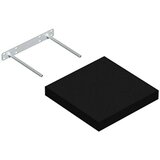 REGALUX Zidna polica XL4 (23,5 x 24 x 3,8 cm, Crne boje, Opteretivost: 12 kg) | shoptok.hr