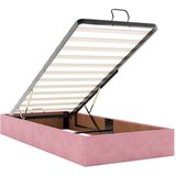  Okvir kreveta s madracima ružičasti 90x190cm baršunasti | shoptok.hr