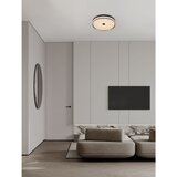 Nova Luce Mat črna jeklena LED zatemnitvena stropna svetilka Helios – | Shoptok.si