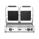 Hendi kontaktni roštilj - dvostruki u potpunosti rebrast, rebrasti vrh i dno, 230V/3600W, 570x375x(H)216mm Cene