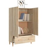  Visoka omarica sonoma hrast 70x31x115 cm inženirski les, (20654562) | Shoptok.si
