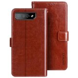 INORCO Idewei za Asus Rog Phone 7 5g ovitek za telefon s stojalom Crazy Horse Texture Pu usnje+tpu denarnica, (22034467) Cene