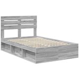  Okvir za krevet s uzglavljem Siva Sonoma 135 x 190 cm | shoptok.hr