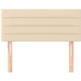  Uzglavlje krem 80 x 5 x 78/88 cm od tkanine | shoptok.hr