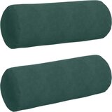  Valjkasti jastučići 2 pcs Tamnozelena Ø 25 x 70 cm | shoptok.hr