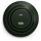  Kliklap - Retro USB utičnica A+C sa okvirom zelena | Eponuda.com