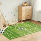  Dječji tepih nogometni teren zeleni 160x230cm periv | shoptok.hr