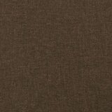  Uzglavlje s ušima tamnosmeđe 83x16x118/128 cm od tkanine | shoptok.hr