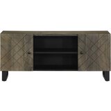 TV ormarić crni 105 x 33 x 46 cm od masivnog drva manga | Eponuda.ba