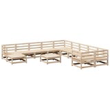  12-dijelna vrtna sofa od masivne borovine | Eponuda.com