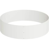  Vrtna saksija Bijelo 120 x 120 x 20 cm Čelična vrata | shoptok.hr