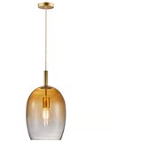 Nordlux visilica na sajli UMA 1xE27/40W/230V, prečnik 23 cm, braon/dimljeno staklo | Eponuda.com