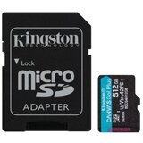 Kingston Memorijska kartica U3 V30 microSDXC 512GB Canvas Go Plus 200MB/s A2 + adapter SDCG4/512GB (0) | ePonuda.com