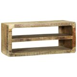 TV ormar s policom Smeđa 80 x 32 x 36 cm Čvrsto drvo manga | shoptok.hr