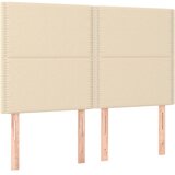  Krevet s oprugama i madracem krem 140x200 cm od tkanine | shoptok.hr