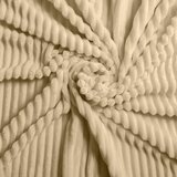 Douceur d intérieur Bež 3-dijelna flanelska posteljina za bračni krevet/za produženi krevet 240x220 cm Veloutea – | shoptok.hr