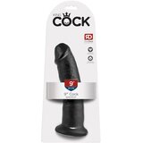 King Cock 9 - dildo s priseskom (črna) | Shoptok.si