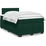  Krevet box spring s madracem tamnozeleni 120x190 cm baršunasti | shoptok.hr