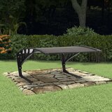 vidaXL Garažna streha za robotsko kosilnico 77x103x46 cm črna | Shoptok.si