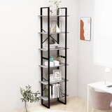 vidaXL Regal betonsko siv 60x30x210 cm iverna plošča Cene