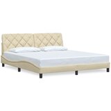 vidaXL Okvir za krevet bez madraca krem 180 x 200 cm od tkanine - Krema 180 x 200 cm Cijene