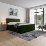 Livetastic BOXSPRING POSTELJA 180 cm x 200 cm , les, kovina, umetna masa, tekstil zelena Cene