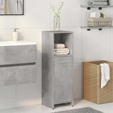 vidaXL Kopalniška omarica betonsko siva 30x30x95 cm iverna plošča | Shoptok.si
