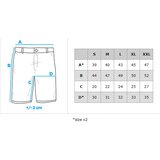 Ombre Muški šorc W303 plava | bela | svetloplava | ePonuda.com