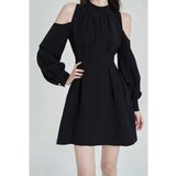 Fenzy Mini Obleka Z Izrezi, Črna | Shoptok.si