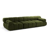 Micadoni Zelena sedežna garnitura iz tkanine bouclé 282 cm Bellis – Home | Shoptok.si
