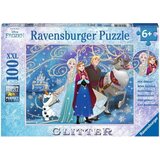 Ravensburger Puzzle - Bleščeča sestavljanka - Frozen - Bleščeč sneg, 100 delov Cene