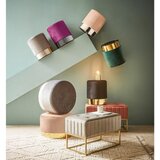 XORA TABURE, kovina, tekstil siva, barve nerjavečega jekla | Shoptok.si