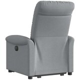  Naslonjač na podizanje od tkanine svjetlosivi | shoptok.hr