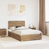  Okvir za krevet s ladicama Umjetnički hrast 120 x 190 cm | shoptok.hr