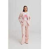 Legendww ženske široke pantalone u puder roze boji 2473-9751-09 cene
