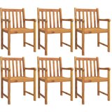  7-dijelni vrtni blagovaonski set od masivnog bagremovog drva Smeđa Dužina stola 150 cm | shoptok.hr